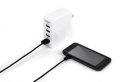 多功能墙上用的USB4口充电器
